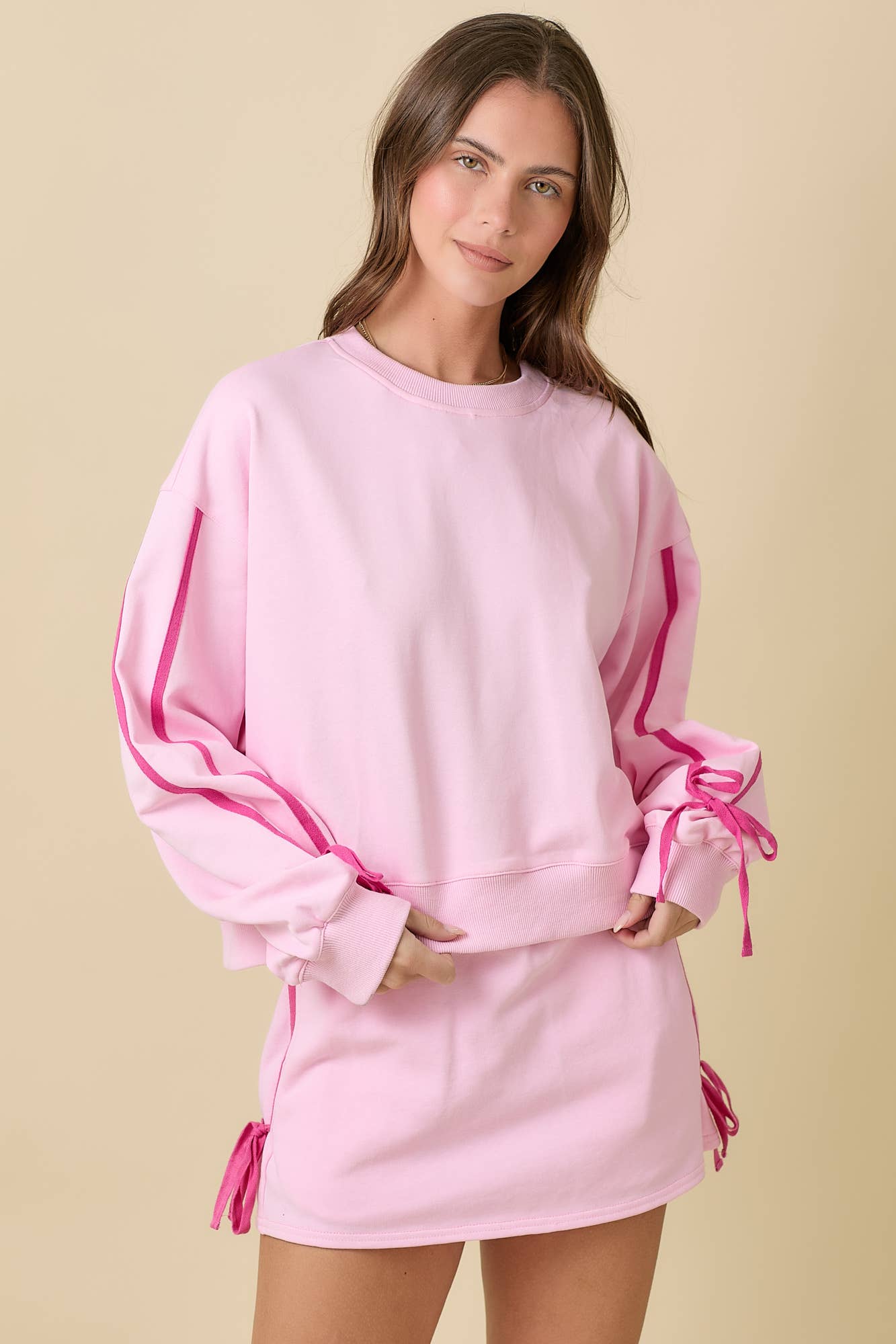 Bow Sleeve Top