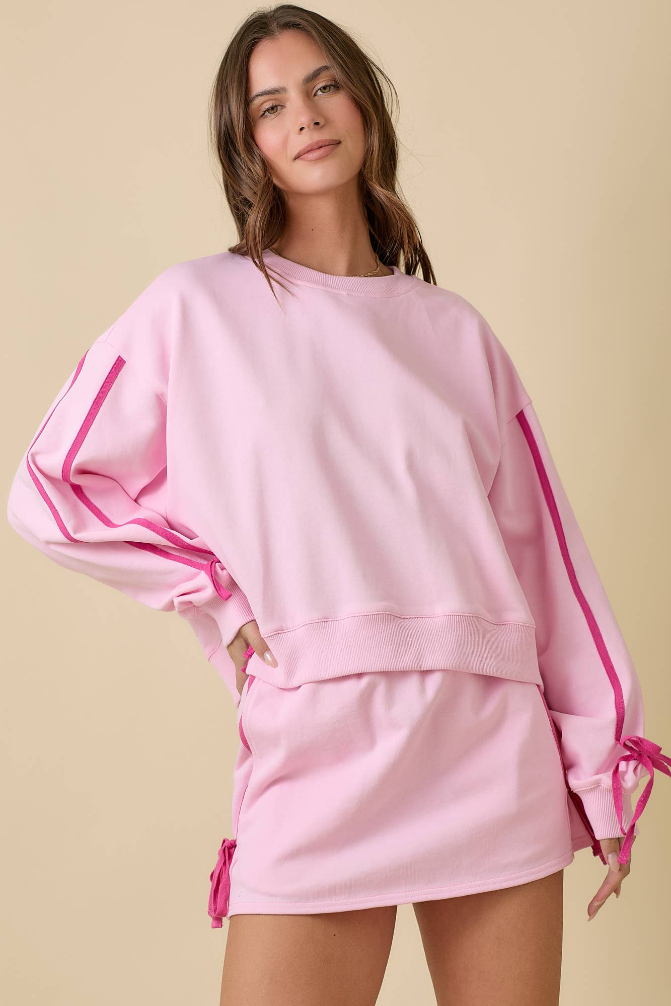 Bow Sleeve Top