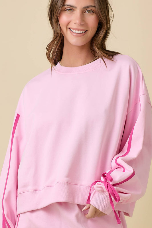 Bow Sleeve Top