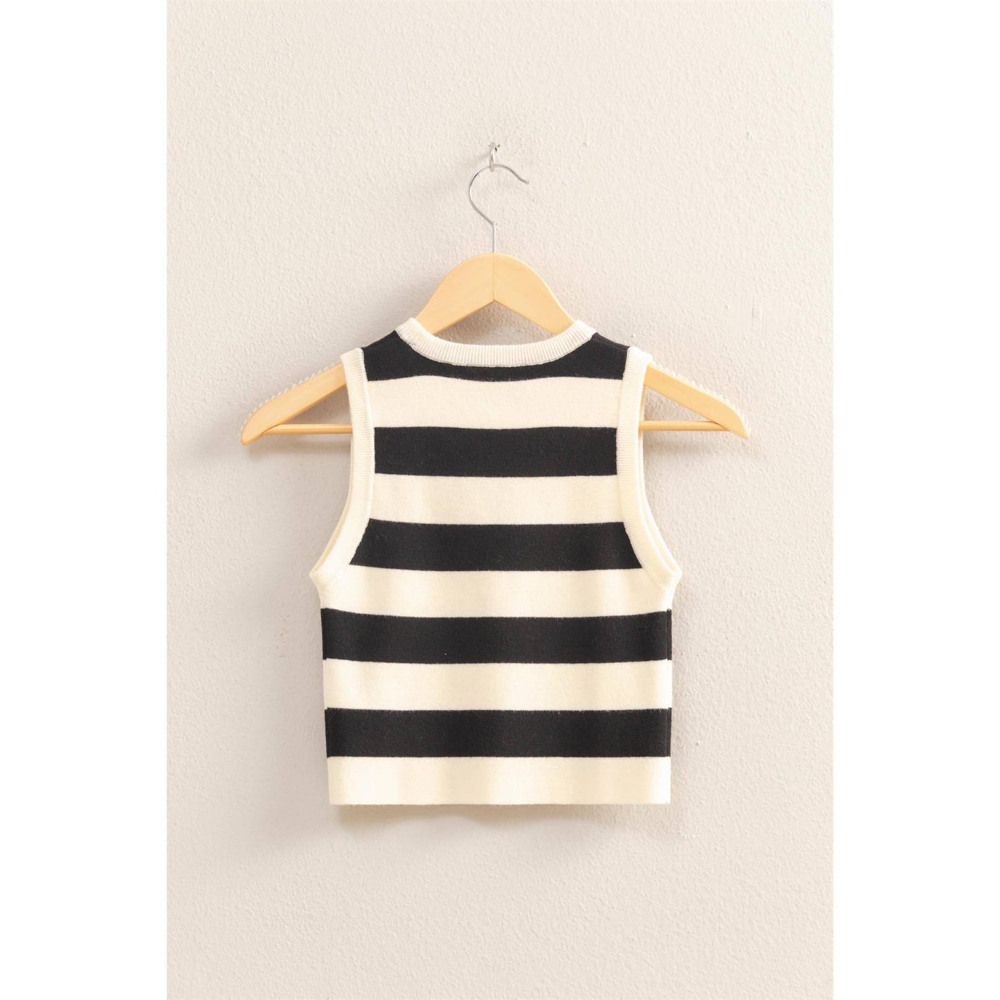 Striped Crop Tank Top