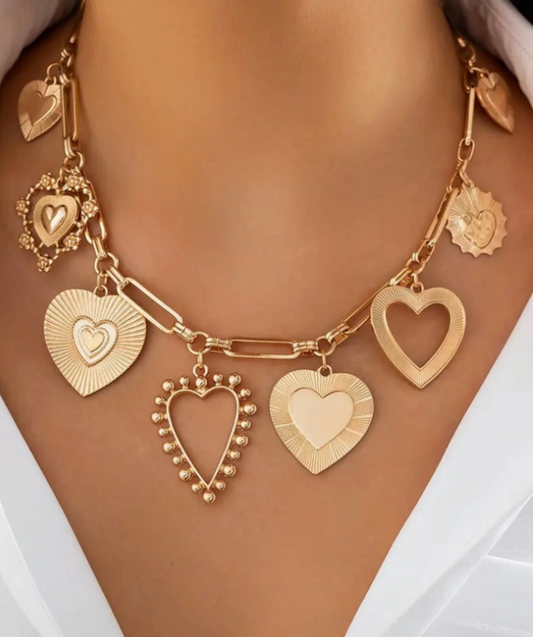 Gold Charm Necklace
