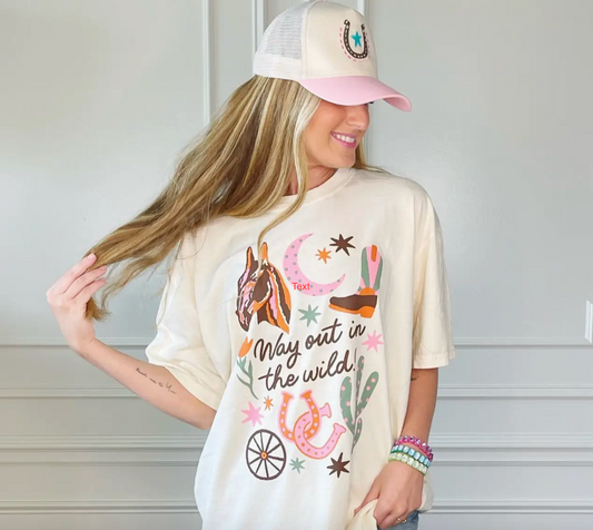 Way out in the wild tee