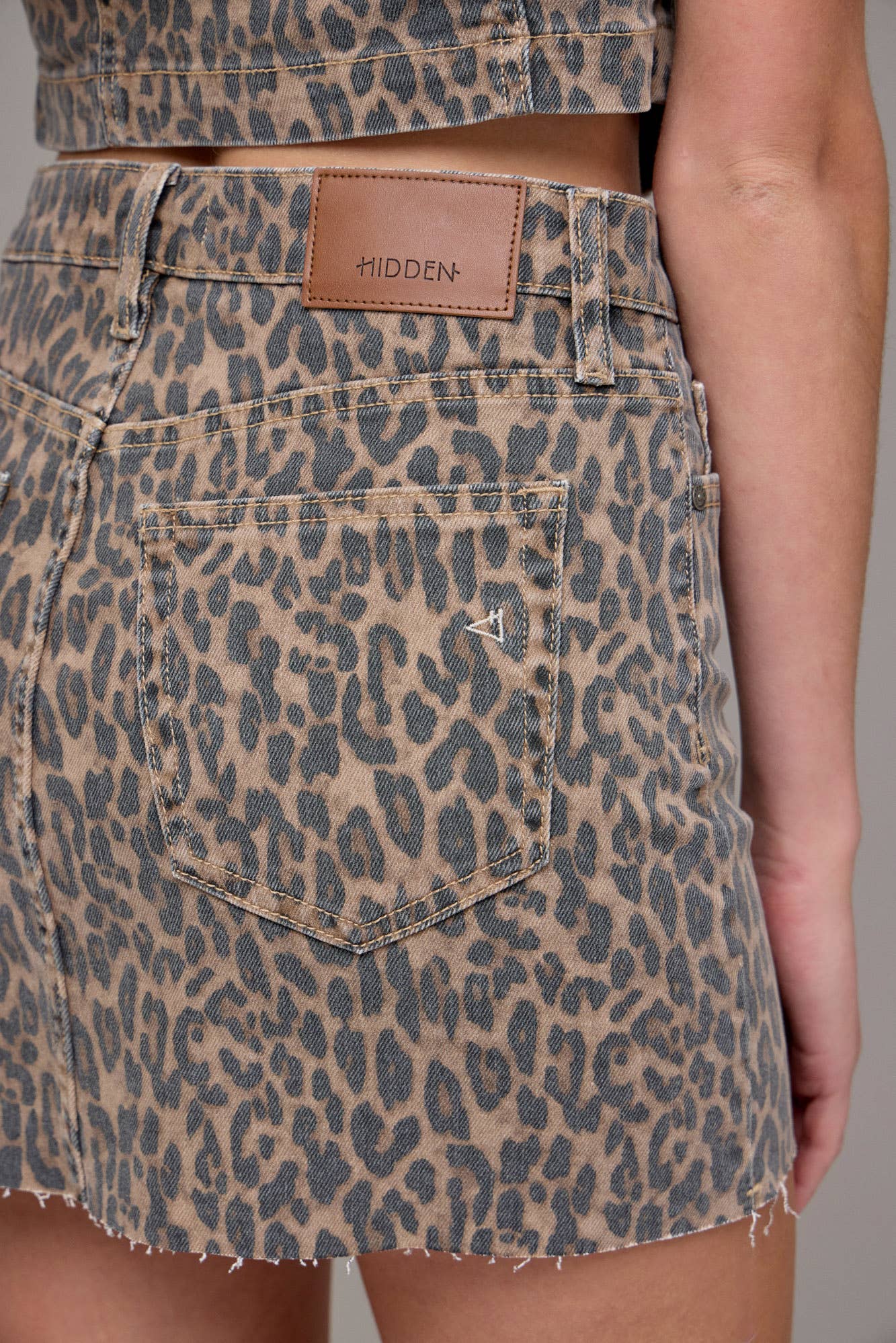Cheetah Print Mini Skirt