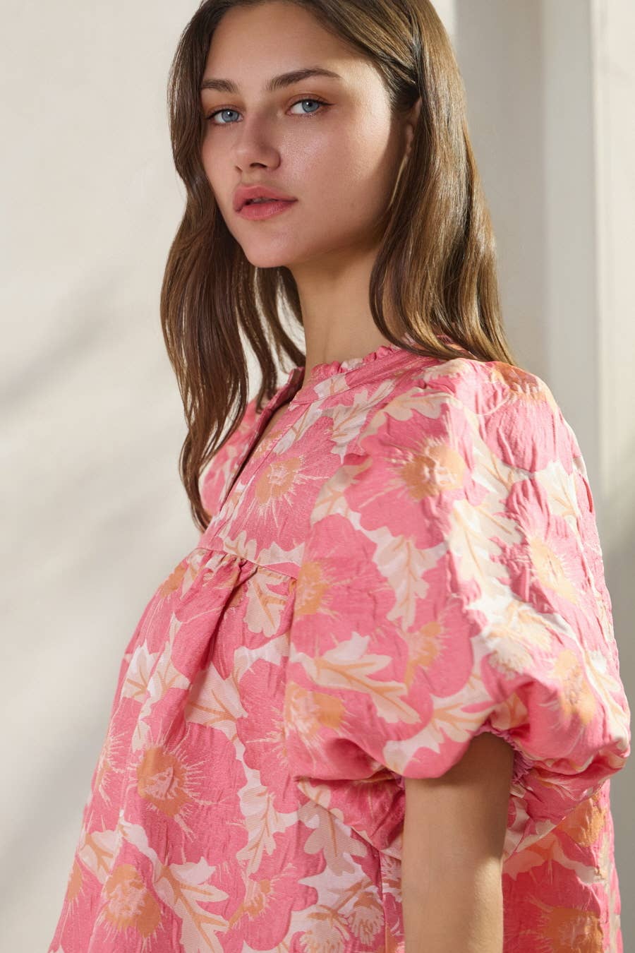 Floral Satin Top