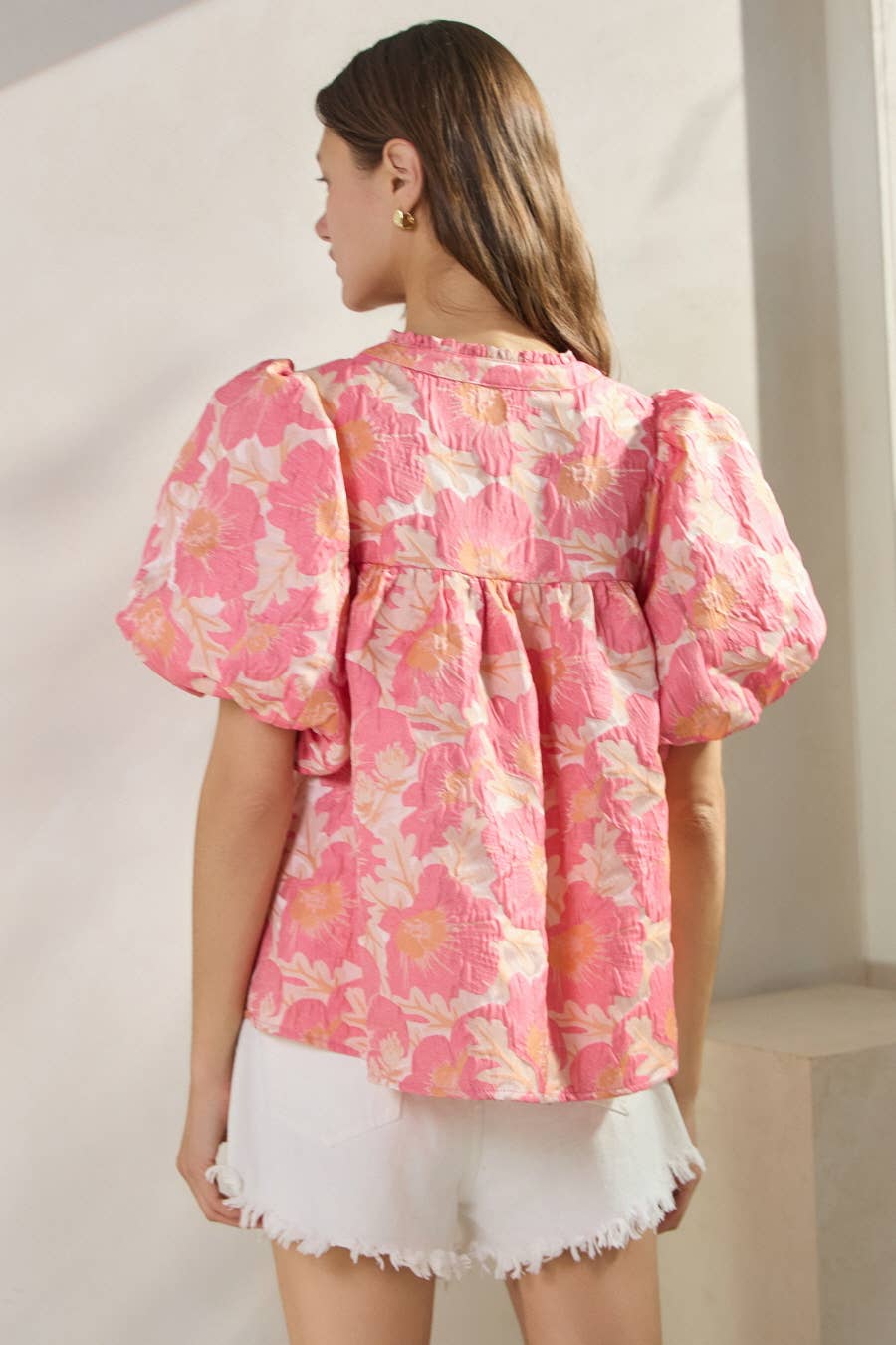 Floral Satin Top